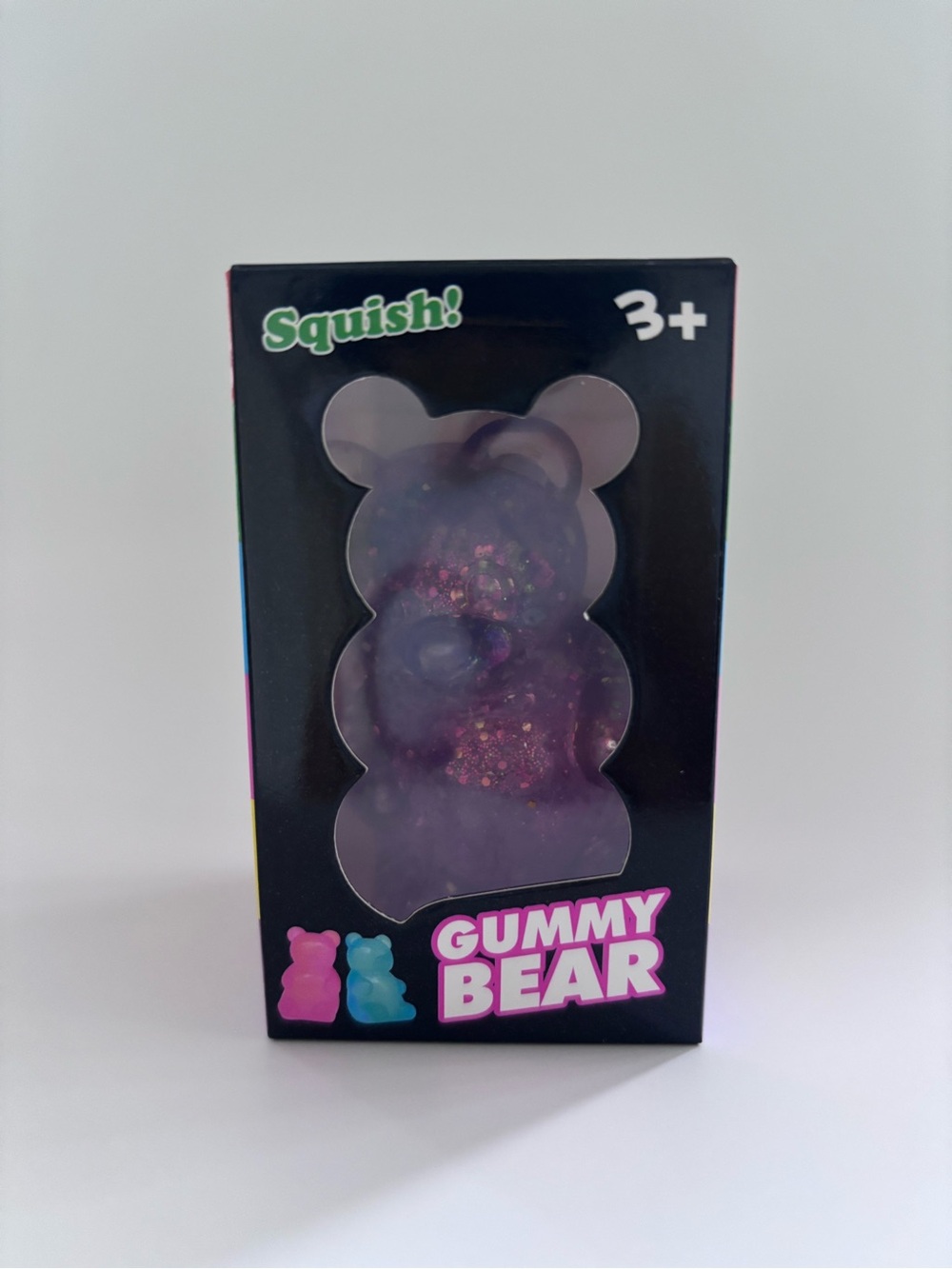 Purple Gummy Bear Squishy Toy - Kids Toys